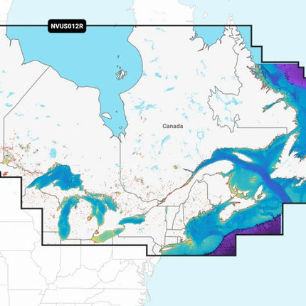 Garmin NVUS012R Navionics+ Vision+ Canada East & Great Lakes microSD