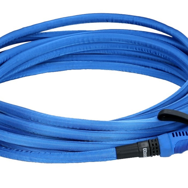 HoseCoil 25' Blue Flexible Hose Kit with Rubber Tip Nozzle