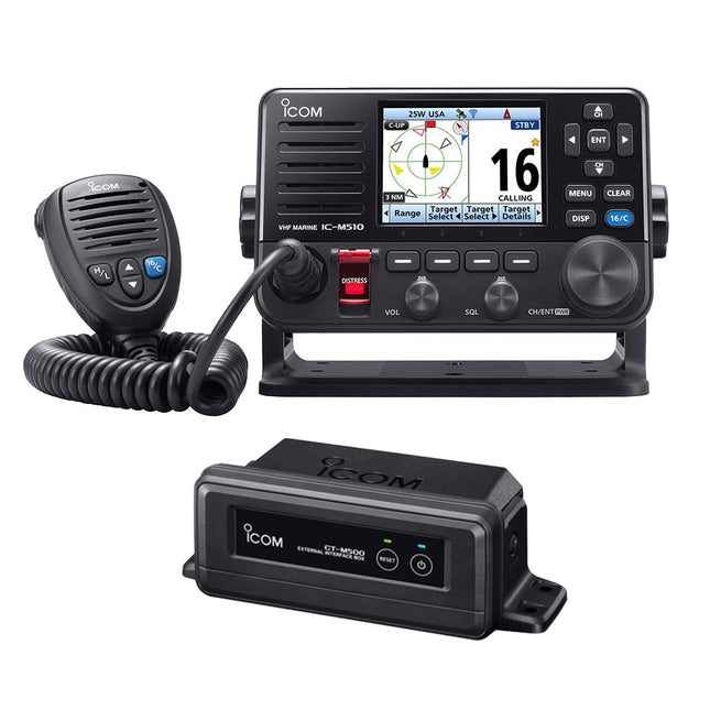 ICOM M510 PLUS AIS VHF BUNDLE W/CT-M500 WIRELESS INTERFACE BOX F/NMEA 2000