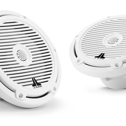 JL Audio M3 7.7in Coaxial Speakers White Classic Grille