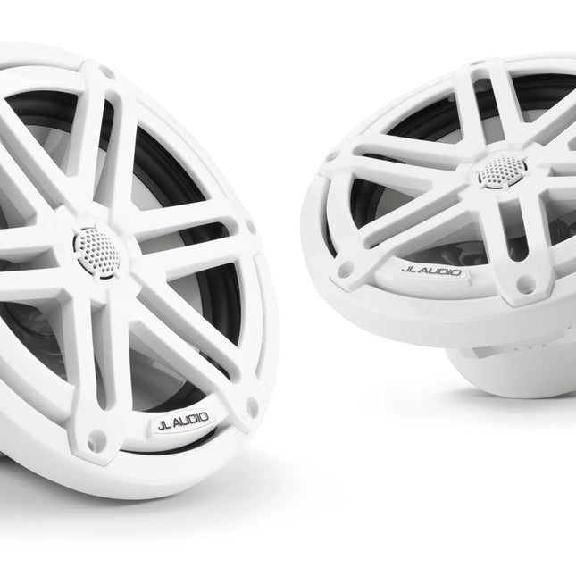 JL Audio M3 7.7in Coaxial Speakers White Sport Grille