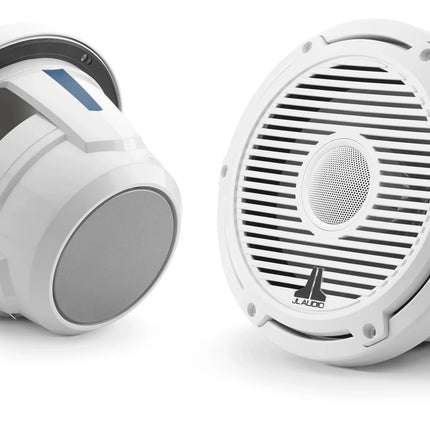 JL Audio M6 8.8in Coaxial Speakers White Classic Grille