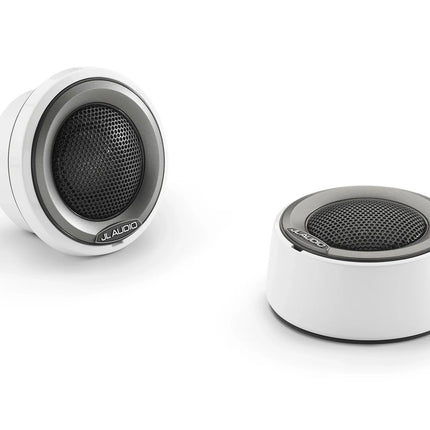 JL Audio M6 1in Component Tweeter White Mounting Cups and Gray Trim