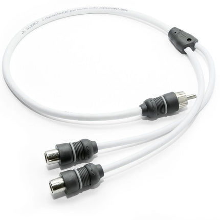 JL Audio Marine Y-Adapter 1 Male Plug, 2 FeMale Jacks