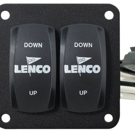 Lenco Double Rocker Switch Kit Single Actuator Systems 12vDC & 24vDC
