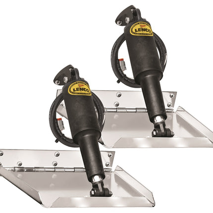 Lenco 12inx12in Performance Trim Tab Kit 12v Requires Switch