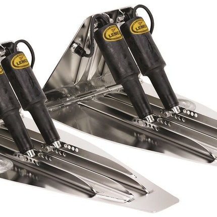 Lenco 21inx14in High Performan Trim Tab Kit 12v Dual Actuator Requires Switch
