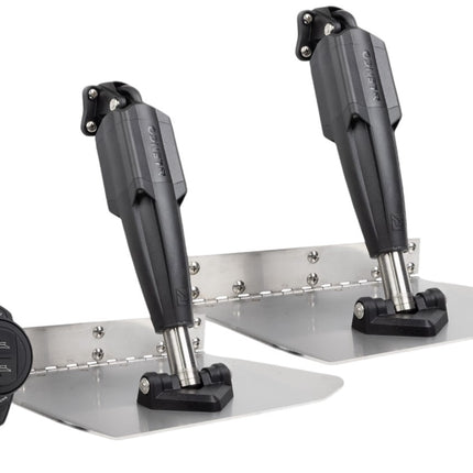 Lenco 9inx12in Standard Mount Trim Tab Kit 12v With Pro Control Assist