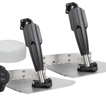 Lenco 9inx12in Standard Mount Trim Tab Kit 12v With Pro Control Auto