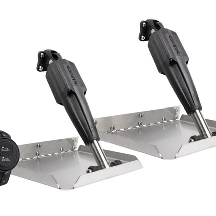 Lenco 12inx12in Edge Mount Trim Tab Kit 12v With Pro Control Assist