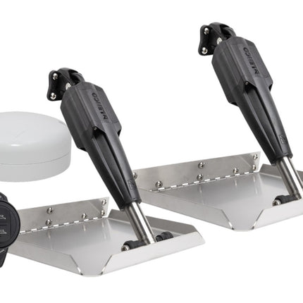 Lenco 12inx12in Edge Mount Trim Tab Kit 12v With Pro Control Auto