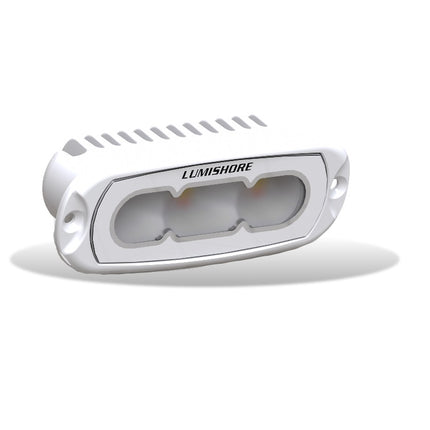 Lumishore LUX 4in Flood LED Light Flush Mount White Finish