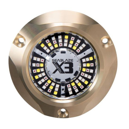 Lumitec Seablaze X3 Spectrum LED Surface Mount Bronze Housing 12/24v