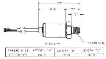 Maretron 0-1000 PSI Transducer