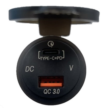 Polyplanar USB-PM2 Panel Mount USB-C and USB-A 3.0 Ports
