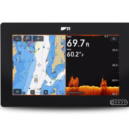 Raymarine Axiom 2 9 RV 9in Chartplotter-Sonar with LHC North America and RV-100 Transducer