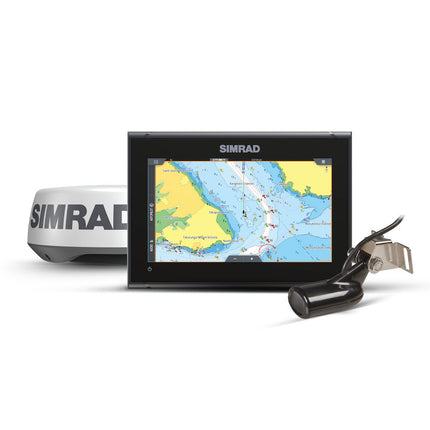 Simrad GO9 XSE Halo20 radar 83/200 kHz Skimmer C-Map Discover