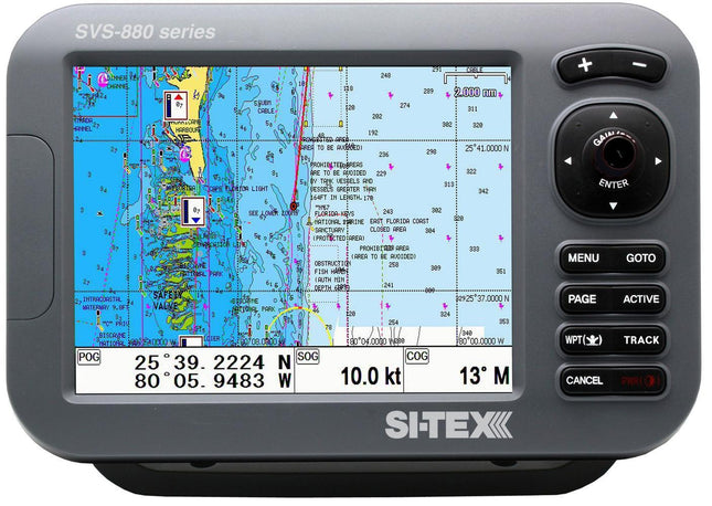 Sitex SVS-880C+ 8in Color Chartplotter