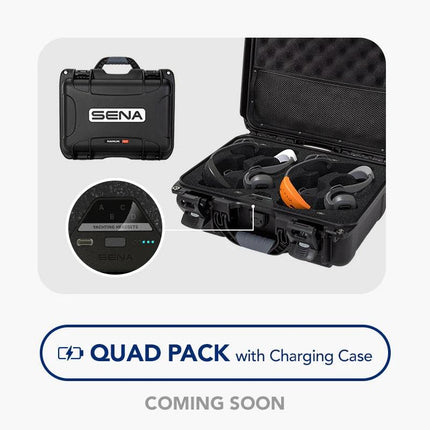 Sena Natutitalk Bosun Yachting Mesh Intercom Headset Quad Pack with Charging Case