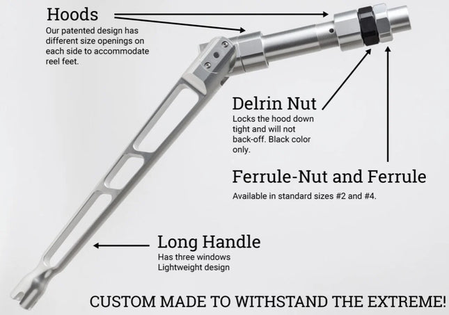 Winthrop Tackle Terminator Adjusta-Butt Long #2 Silver