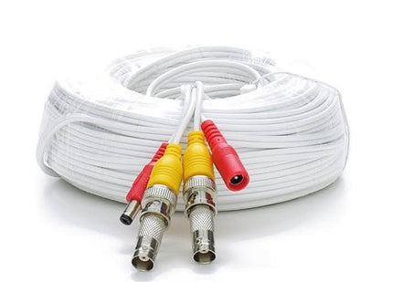 100ft RG59 Siamese Cable Bnc Males And Power Leads