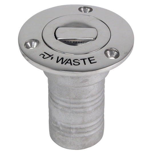 Whitecap Bluewater Push Up Deck Fill - 1-1/2" Hose - Waste [6996CBLUE]