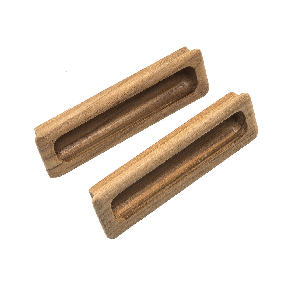 Whitecap Teak Large Rectangular Drawer Pull - 4-1/2"L - 2 Pack [60142-A]