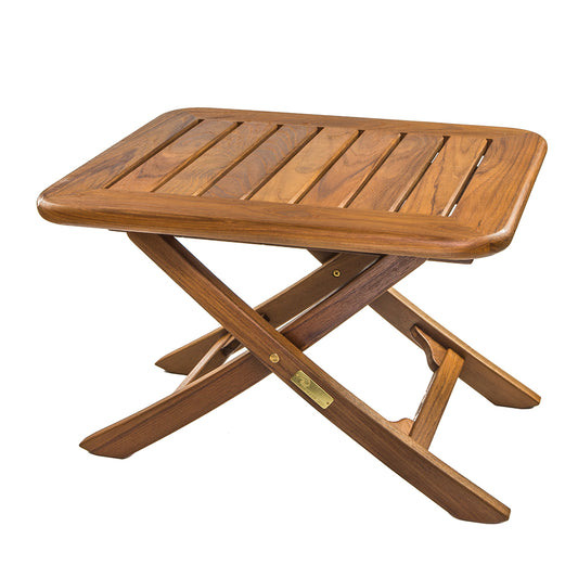 Whitecap Teak Small Adjustable Slat Top Table [60028]