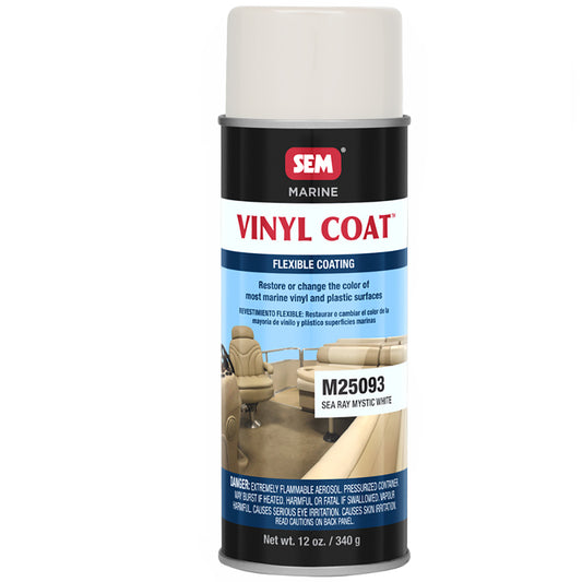 SEM Vinyl Coat - Sea Ray Mystic White - 12oz [M25093]