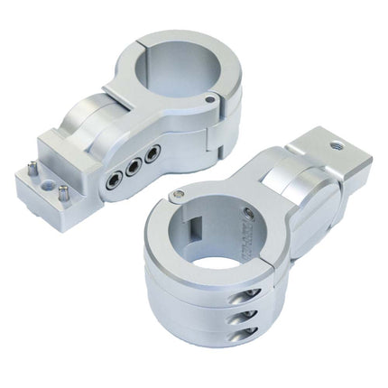 PTM Watersports Board Rack Mounts - 2.5" Pipe Clamp - Silver [P13198-2500TEBCL]