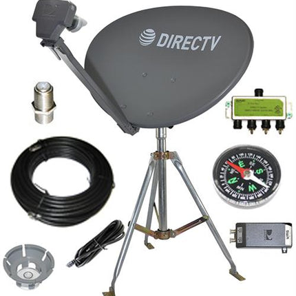 DirecTV HD 3D 4K SL3S SWM Portable Satellite Dish RV Kit